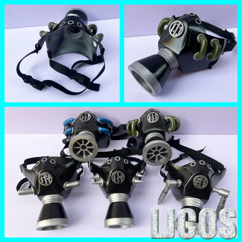 

5 Types GACHIAKUTA Riyo Rudo Tamsy Zanka Enjin Cosplay Mask Gas Mask Props Punk Gothic Anime Character Prop Tactical Respirator