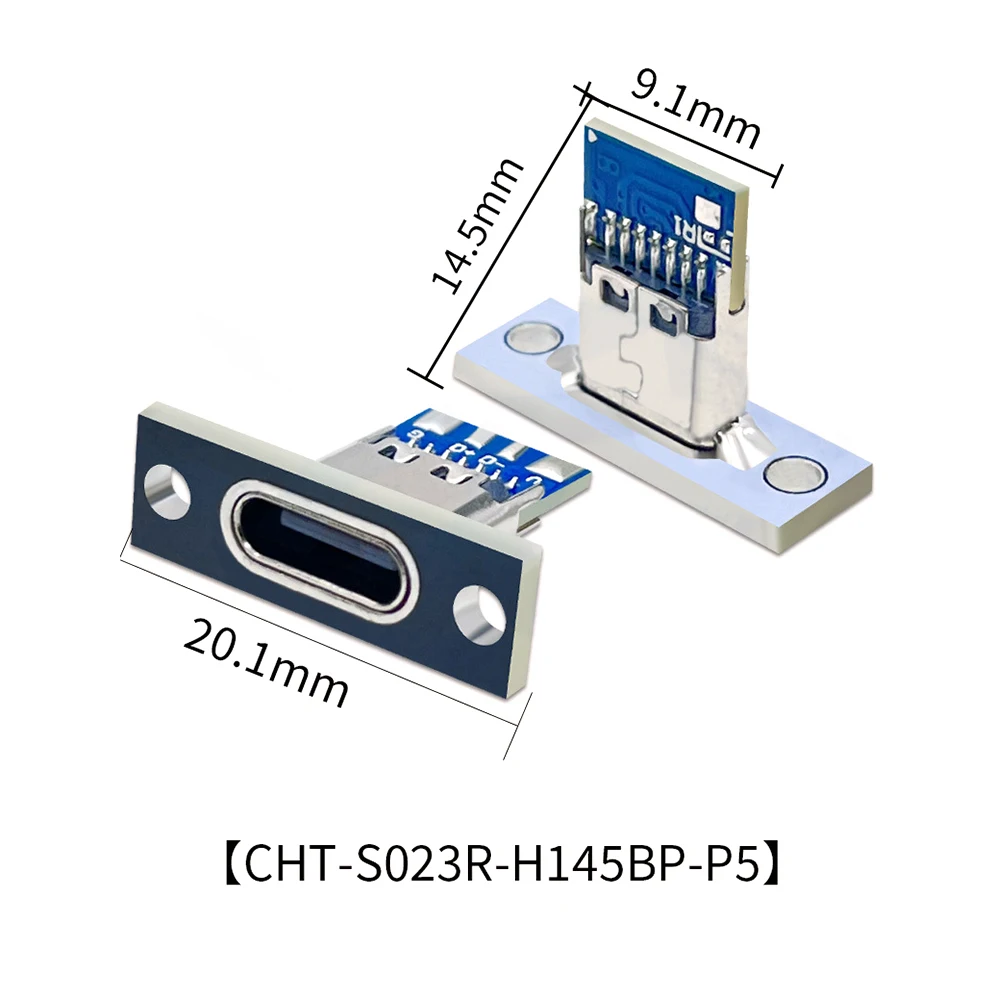 5 pz USB 3.1 tipo C presa Type-C USB Jack 3.1 Type-C 2pin 4pin 5pin 6pin connettore femmina Jack