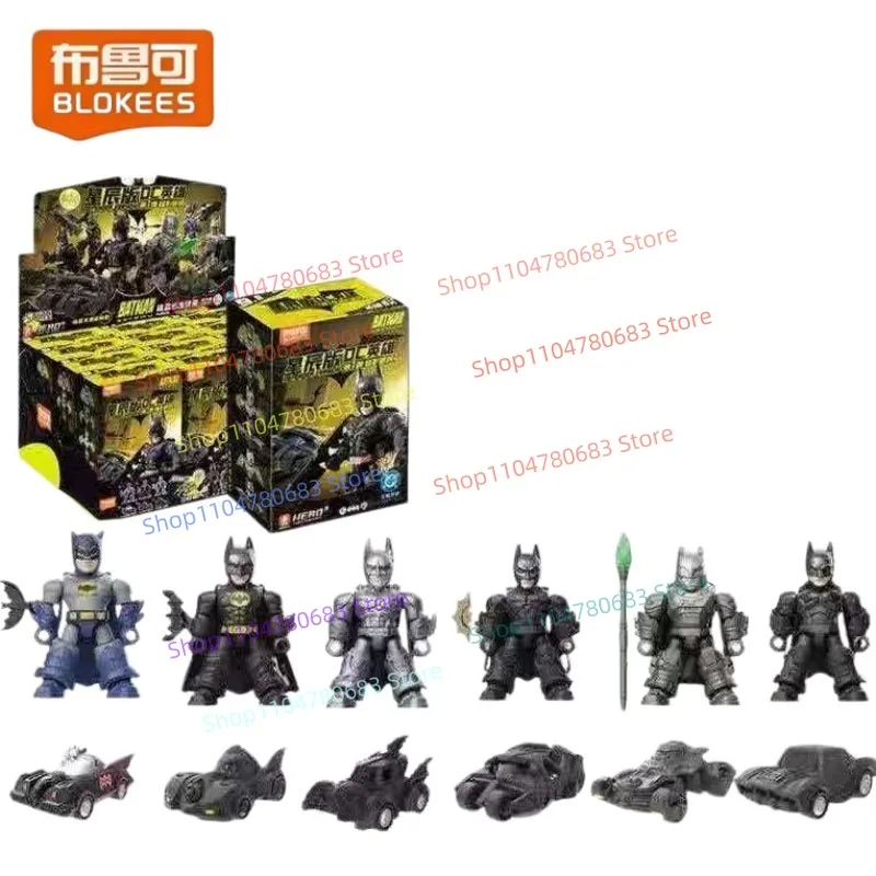 BLOKEES Batman Chariot DC Heroes Star Edition Wave 1 Shadow of Dawn Assemble Building Block Model Cartoon Toy Gift Action Figure