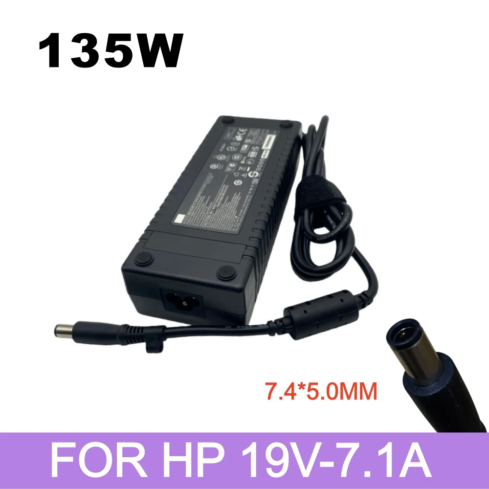 Cargador de portátil original de 135W, 19V, 7.1A, adaptador de CA para HP 391174-001 384023 481420-001 DC7800 DC7900 Compaq Elite 8000 8200 Power