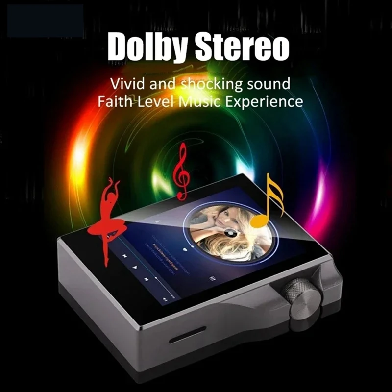 NEW Q3 HIFI Audio Player DSD256 Decoding Audiophile Grade MP3 Music Player Bluetooth Touch Screen FM /Recorder