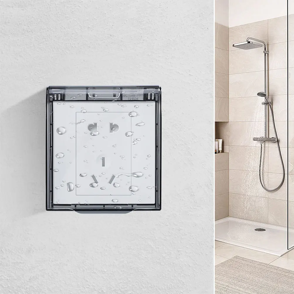 

4Pcs Waterproof Wall Switch Socket Covers Clear Plastic Electrical Outlet Protector Outdoor Indoor Weatherproof Plug Protector