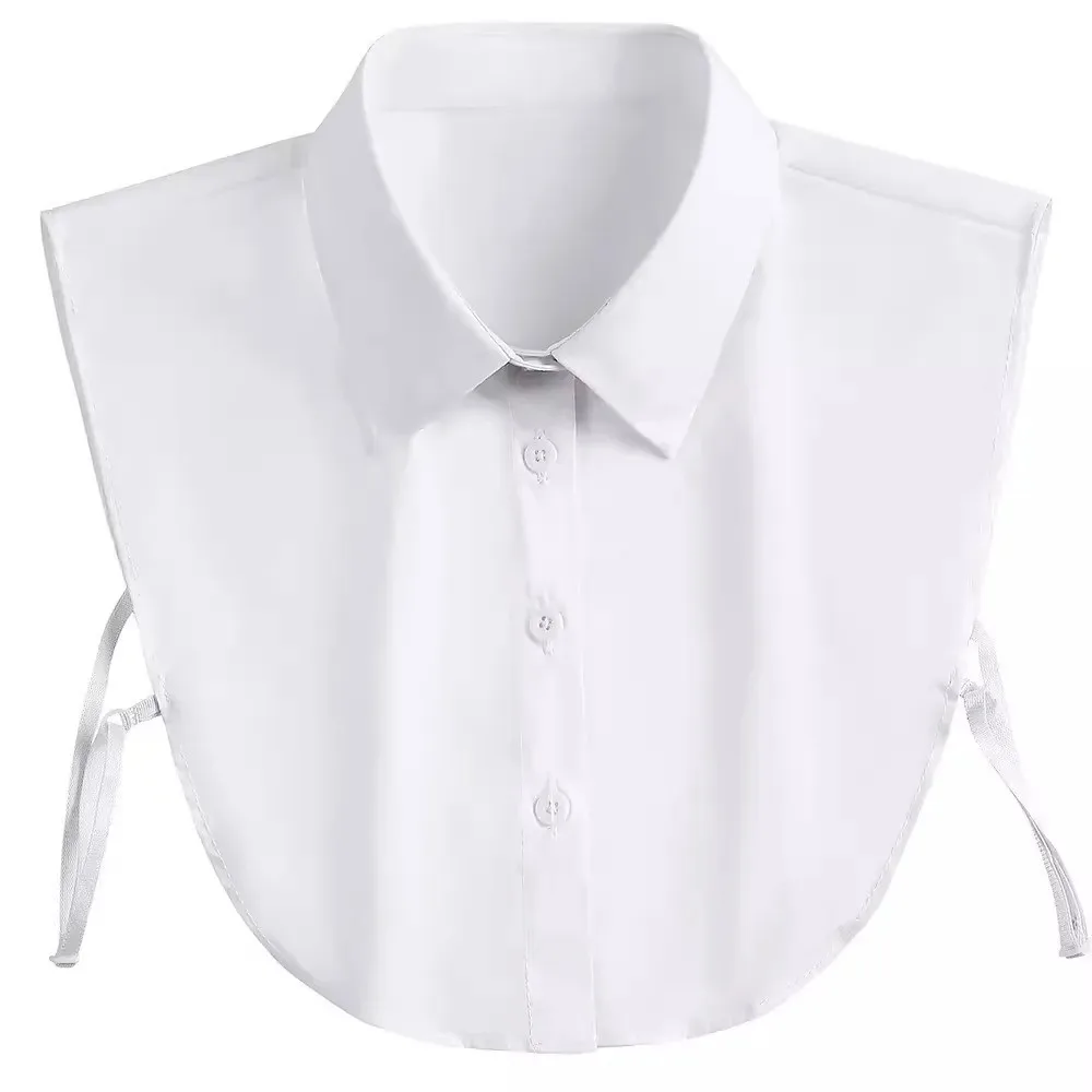 White Fake Collar New Fake Shirt Collar Casual Versatile Removable Fake Collar for Women Commercial Affairs, Pair with Sweaters