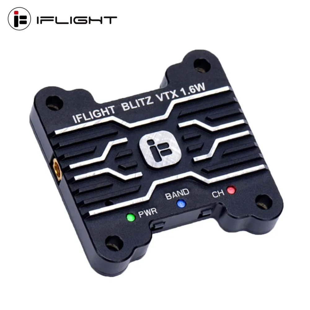 

IFlight BLITZ 1.6W VTX / BLITZ Whoop 1.6W PIT/25mW/400mW/800mW/1600mW Adjustable With MMCX Connector for RC FPV Drone Part