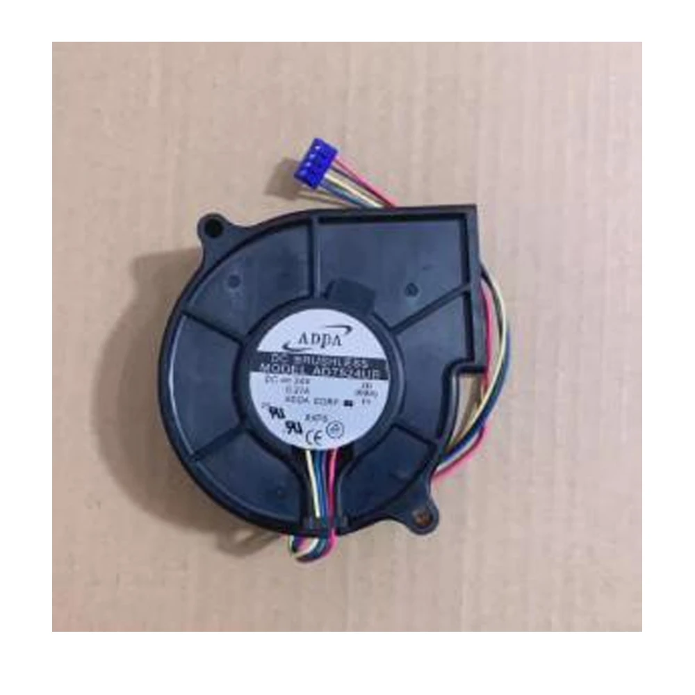 For ADDA AD7524UB DC24V 0.27A 75*75*30MM 4Pin Blower Fan