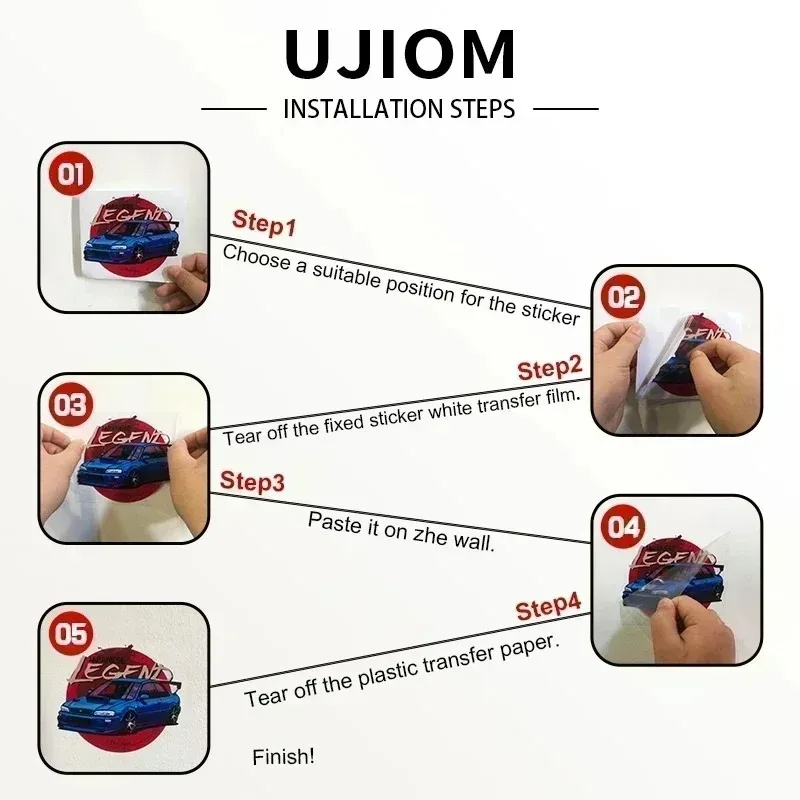 UJIOM بقرة فتاة مغر بيكيني كبير الصدر الجدار ملصق قسط الدائمة الموقف للماء صائق ورق حائط لاصق جميل