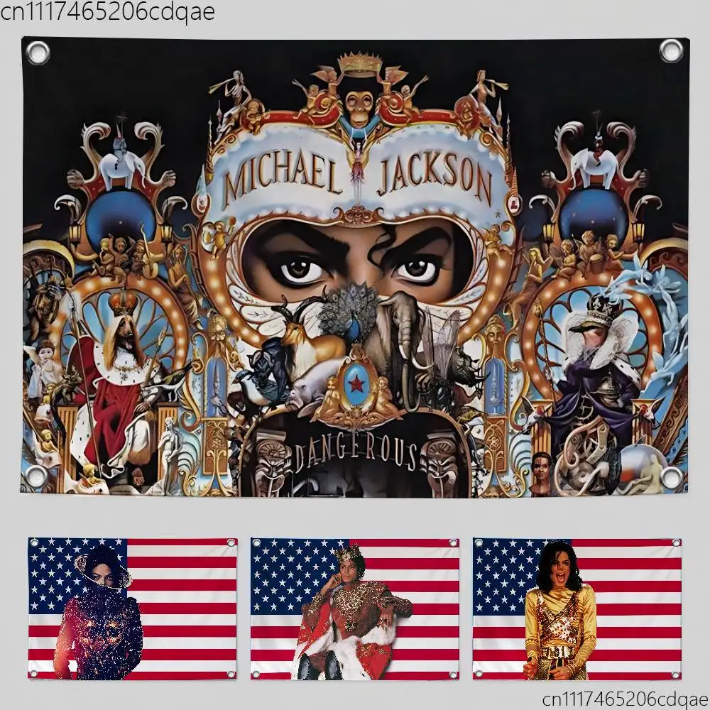 FOR Michael Jackson Celebrity Flag Suitable For Birthday Parties Living Room Bedroom And Outdoor Camping Decorations