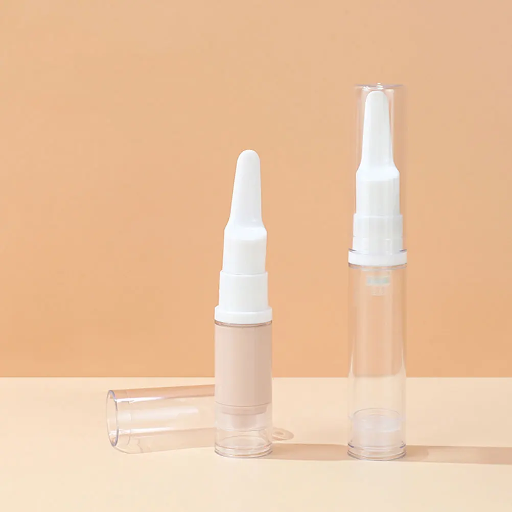 

6pcs Empty Pump Bottles For Travel Lotion Container Foundation Essence Leakproof Refillable Storage Practical Sub