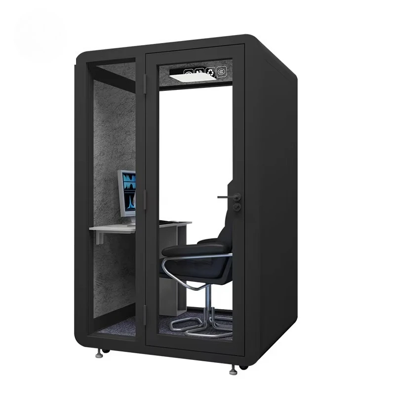 كشك مكتب وحدات مخصصة سهل التركيب كشك الهاتف الصوتي للمكتب