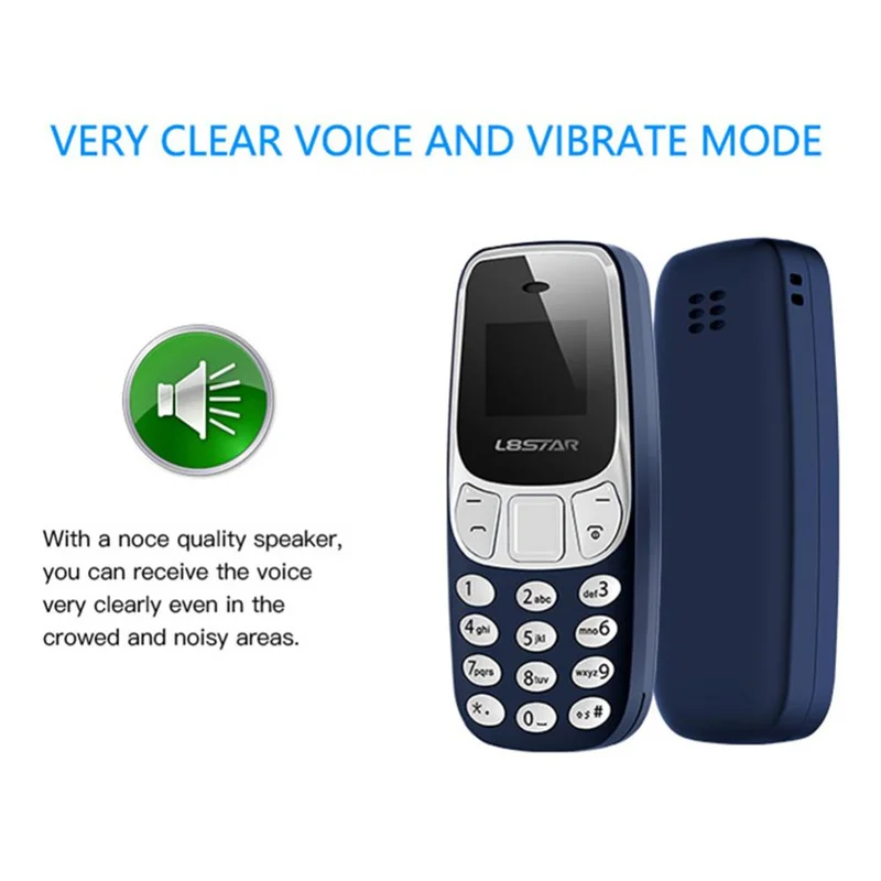 L8star Bm10 Mini Mobile Phone Dual Sim Card With Mp3 Player Fm Unlock Cellphone Voice Change Dialing Phone