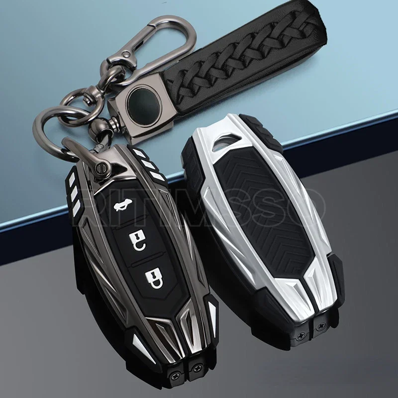 

New Alloy Car Key Case Cover Shell Fob for Nissan Qashqai J10 J11 Tiida XTrail T31 T32 Juke Altima Pathfinder Kicks