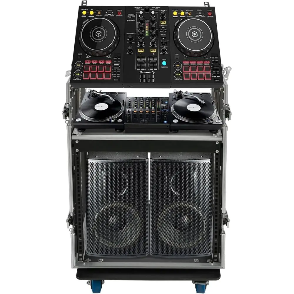 

Sound Box 10U PA DJ Rack Road Enclosure Pro Audio Rack/Highway ATA Enclosure w/ 11lant Top Mixing ole Locking Der Proional Touri
