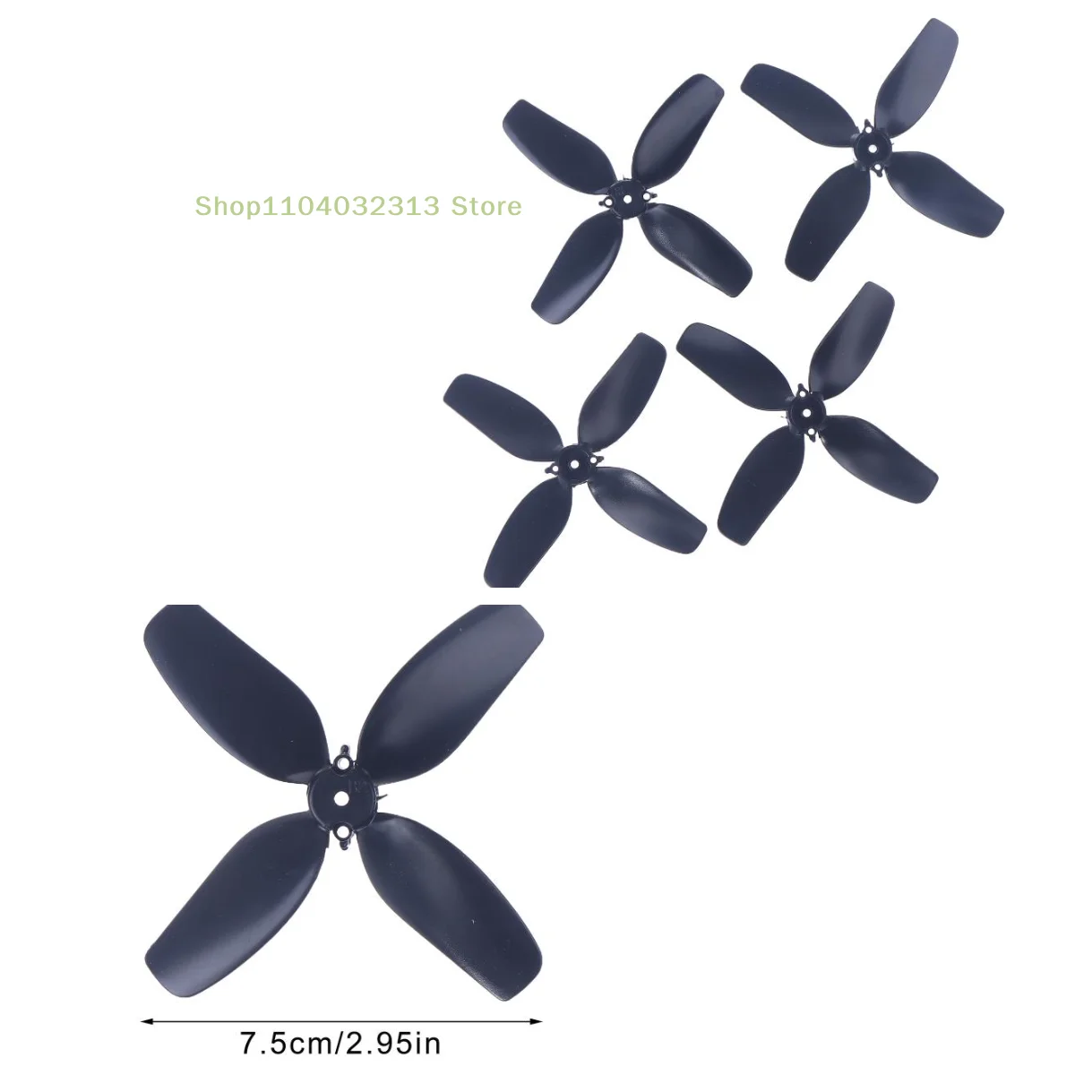 4PCS 드론 프로펠러 고품질 블레이드 FPV 레이싱 드론용 4축 원격 제어 항공기 모터 드론 프로펠러 블레이드