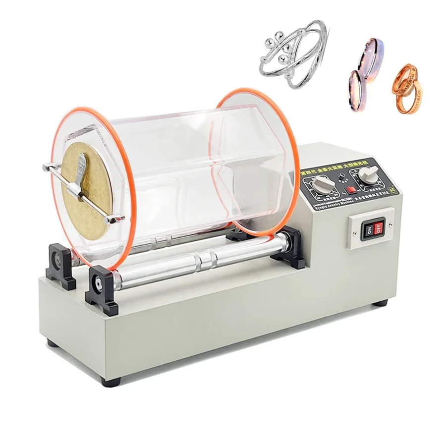 

Large Jewelry Making Machine Rotary Finishing Tumbler Rotary Polishing Tumbler