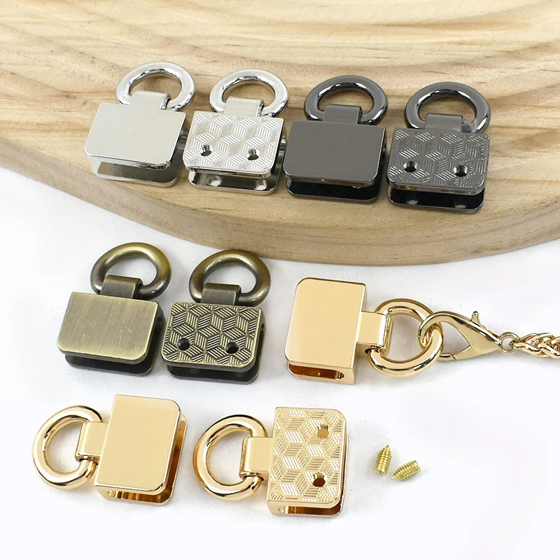 

2/5Pcs 32*19mm Metal Buckle Bag Strap Side Clip Clasp Handbag Chain Connector Hanger Clasps Collar DIY Accessories for Handbags