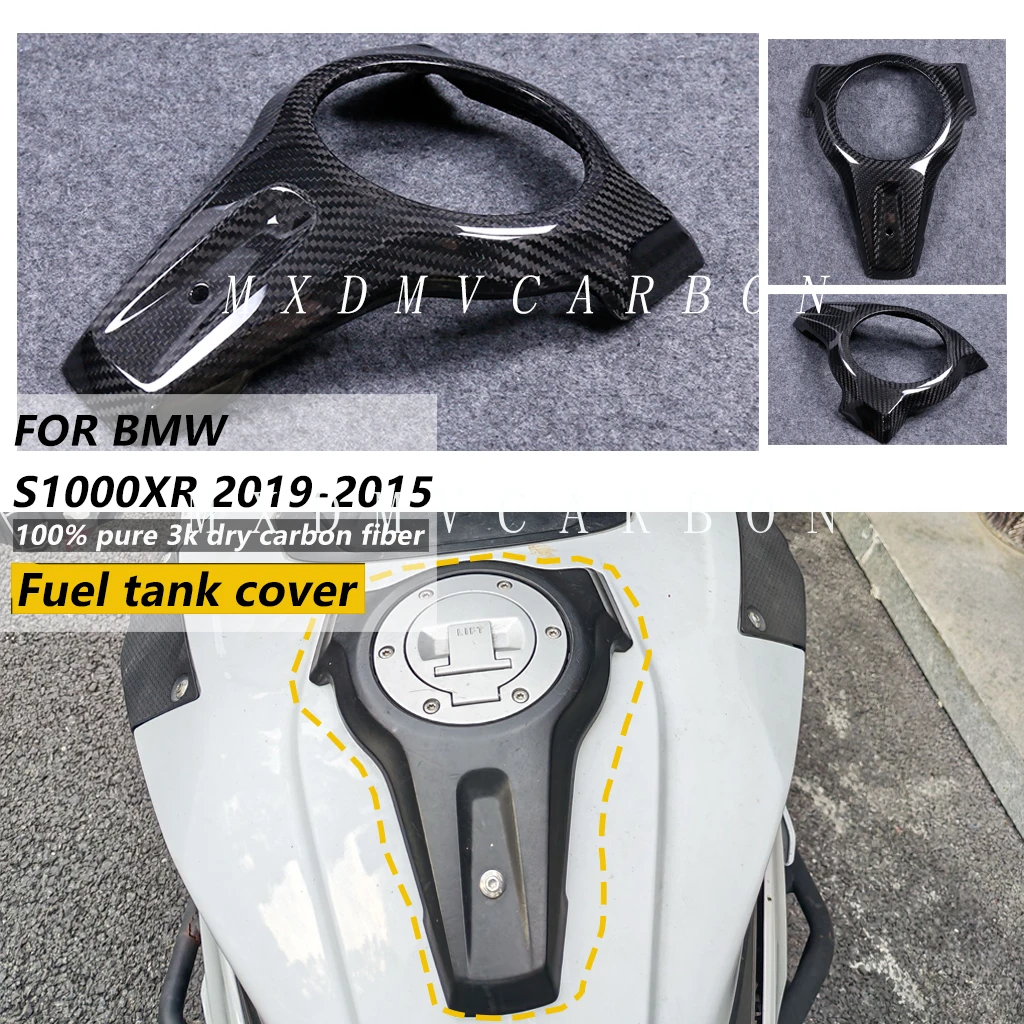 

For BMW S1000XR S1000 XR 2015 2017 2018 2019 Motorcycle Parts 100% 3K carbon fiber Fuel tank cap Fuel tank cover Fairing Kits