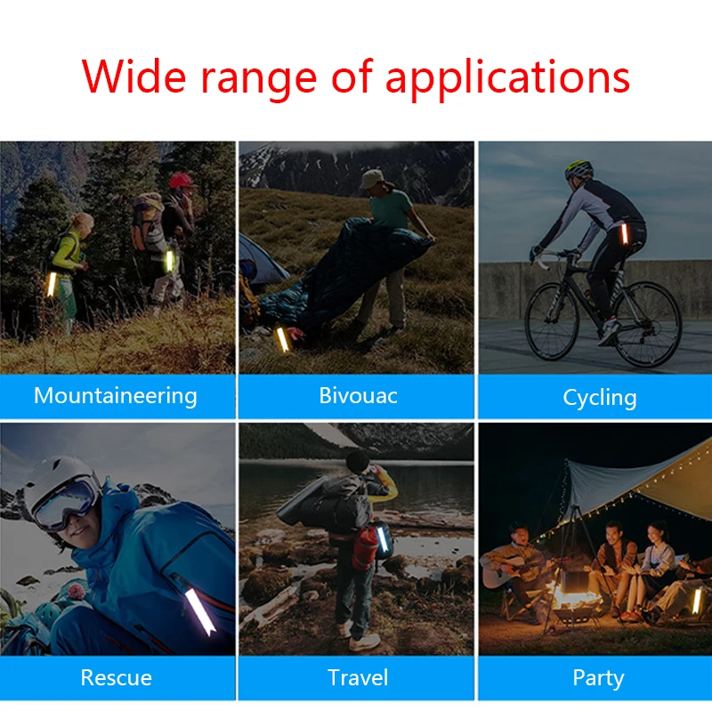 عاكس سلاسل المفاتيح سلامة حماية حقيبة قلادة سيارات Keyrings السيارات زينة زخرفية ليلة السلامة المرورية ماركر اكسسوارات #4