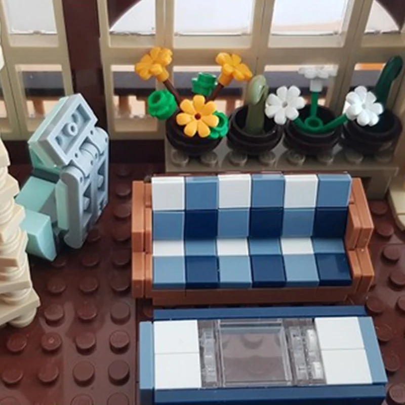 2911 قطعة MOC صالون الأزياء وحدات نموذج ألعاب مكعبات البناء العمارة تجميع هدية الكريسماس فكرة إبداعية الطوب الاطفال #2