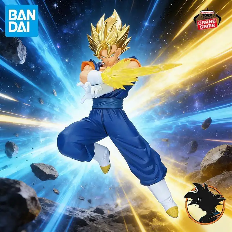 Oryginalne figurki Bandai Banpresto Dokkan Battle 10th Anniversary Super Vegito, figurki akcji anime z PVC, zabawki dla dzieci, juguetes, prezenty