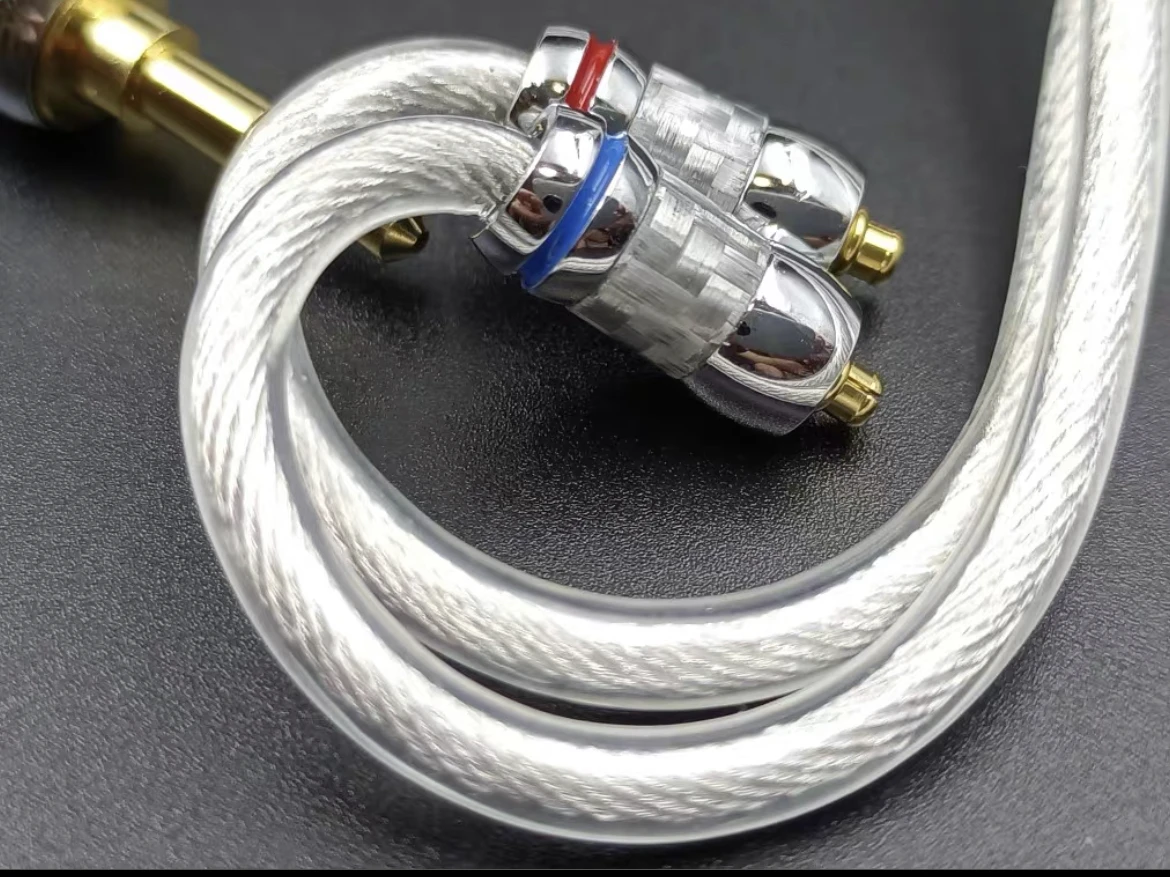 درع متحد المحور نحاسي كريستال مفرد ، ليتز 2 حصة ، درع ملتوي ، 610 كور ، كابل MMCX ، النوع 6 ، أربعة ألوان