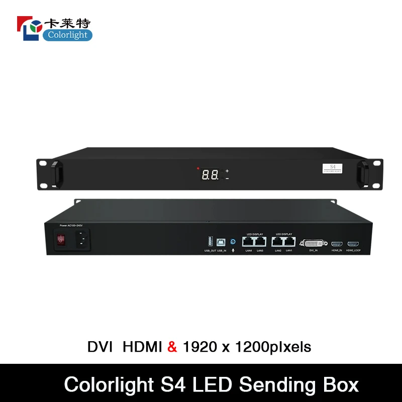 Colorlight S4 Sending Card 4 network port external sending cartridge 2.3 million pixel LED controller