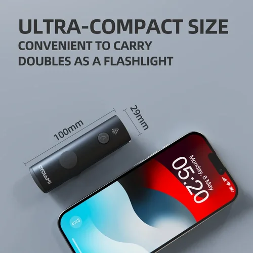 Imagen 2 del producto CYCLAMI AI-1200 faro de bicicleta MTB bicicleta de carretera AI 1200 lúmenes lámpara frontal noche ciclismo linterna portátil luz trasera negra