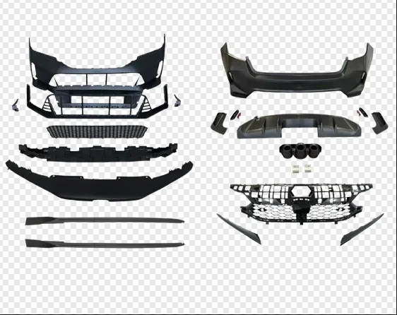 

Body Kit Fit For 2022 11th Generation Retrofit/upgrade ABS Auto Part Kit Carrosserie Front And Rear Bar Side Skirts