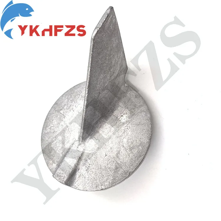 Zinc Trim Tab Anode Replacement for Yamaha Outboards 200 225 250 HP 18-6119, 61A-45371-00