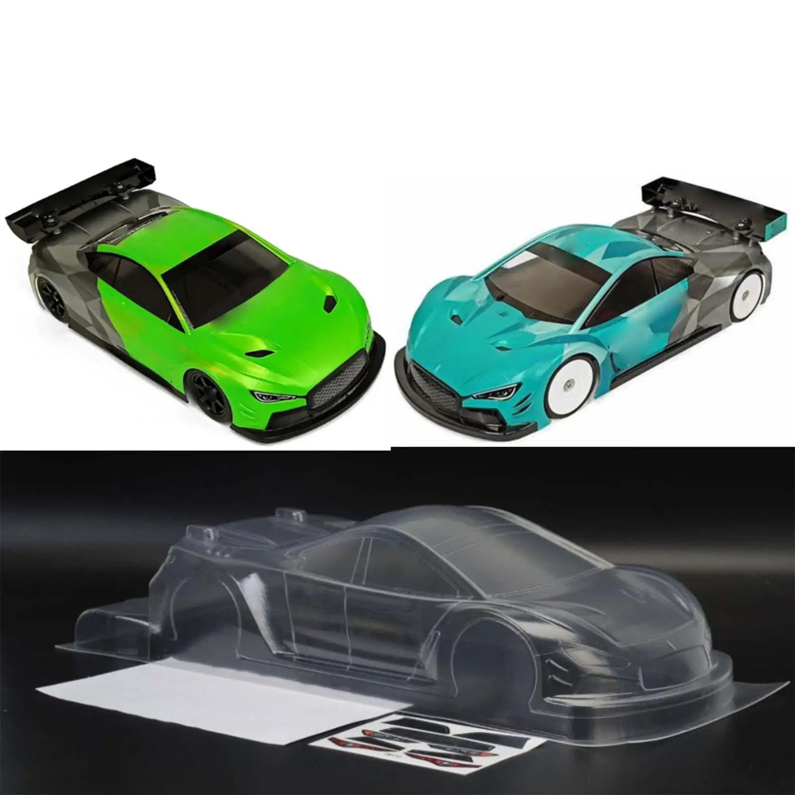 Wielbasis 210Mm Harde Schaal Onderdelen Met Sticker Afgewerkt Carrosserie Shell Voor 1:10 Schaal Rc Auto Diy Modificatie Onderdelen Accessoires