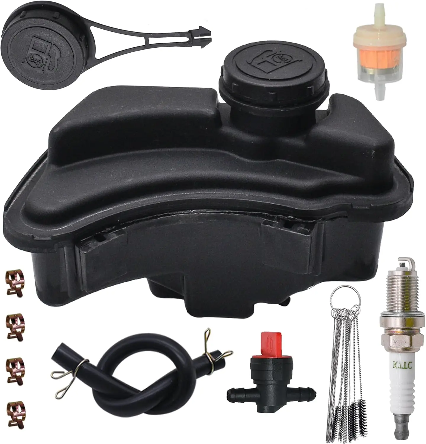 

84004660 Fuel Gas Tank With 799585 Tank Fuel Cap Fit for 590568 093J02 08P502 08P602 09P602 09P702 E450 E500 Lawn Mower