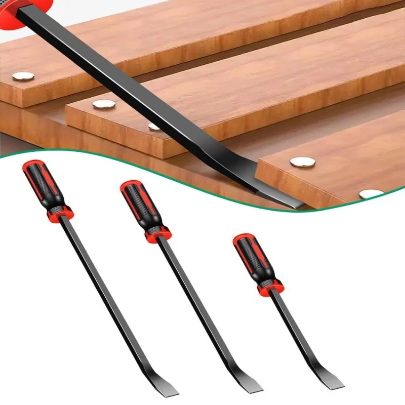 8-24inch Multi-Function Long Tire Crowbar 30° Tire Replacement Tool Car Pry Bar Heavy Duty Crowbar CV-R Removal Hand Tools