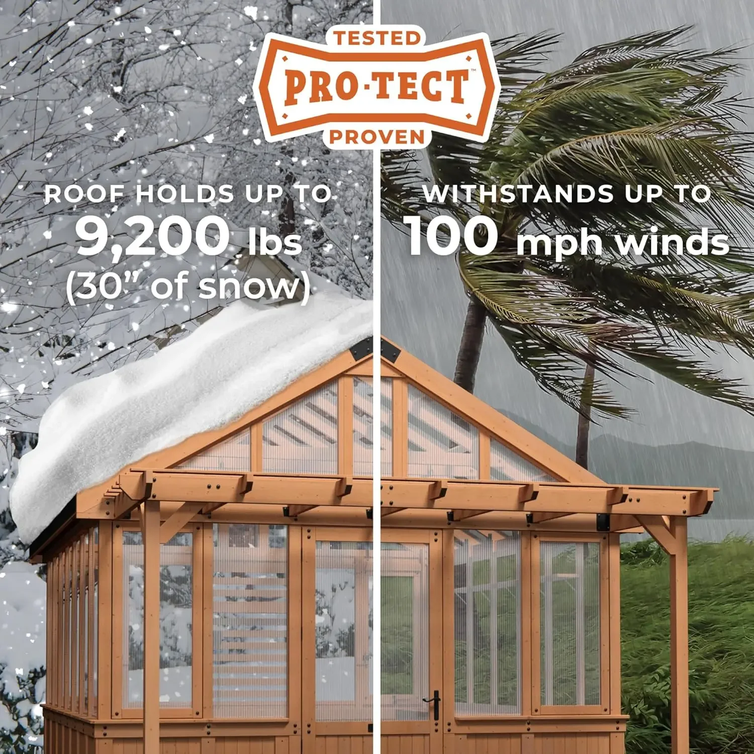 XL 13 × 11 بوصة من خشب الأرز والبولي كربونات طقم الدفيئة المشي مع العريشة، مروحة العادم، النوافذ، خطافات الخرطوم، Po