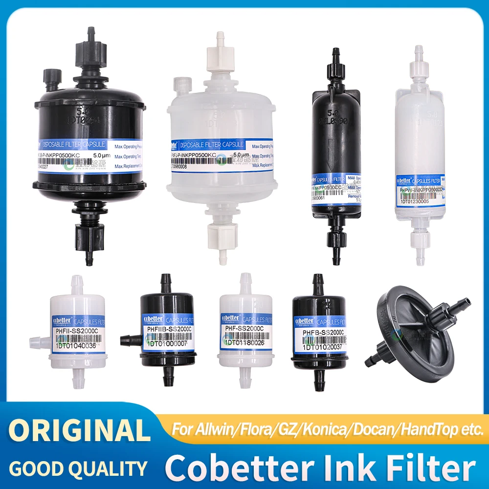 

Оригинальный чернильный фильтр Cobetter для УФ-принтера Maxcan HandTop Konica Flora Allwin 5UM 10UM 20 Mircons, капсульный длинный чернильный фильтр