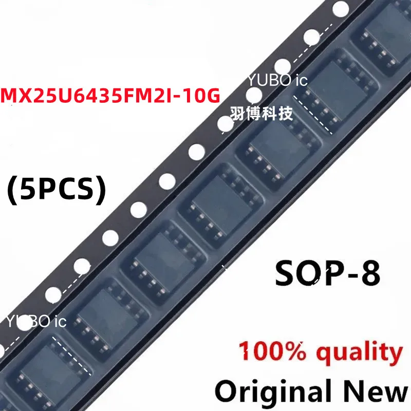 

(5piece)100% New MX25U6435FM2I-10G MX25U6435FM2I 10G 25U6435FM2I-10G 25U6435F sop-8 Chipset