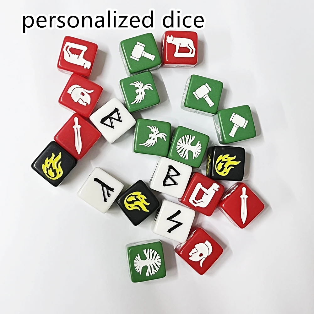 Personalized Dice DND Game RPG D6 D10 D20 Dice Board Game