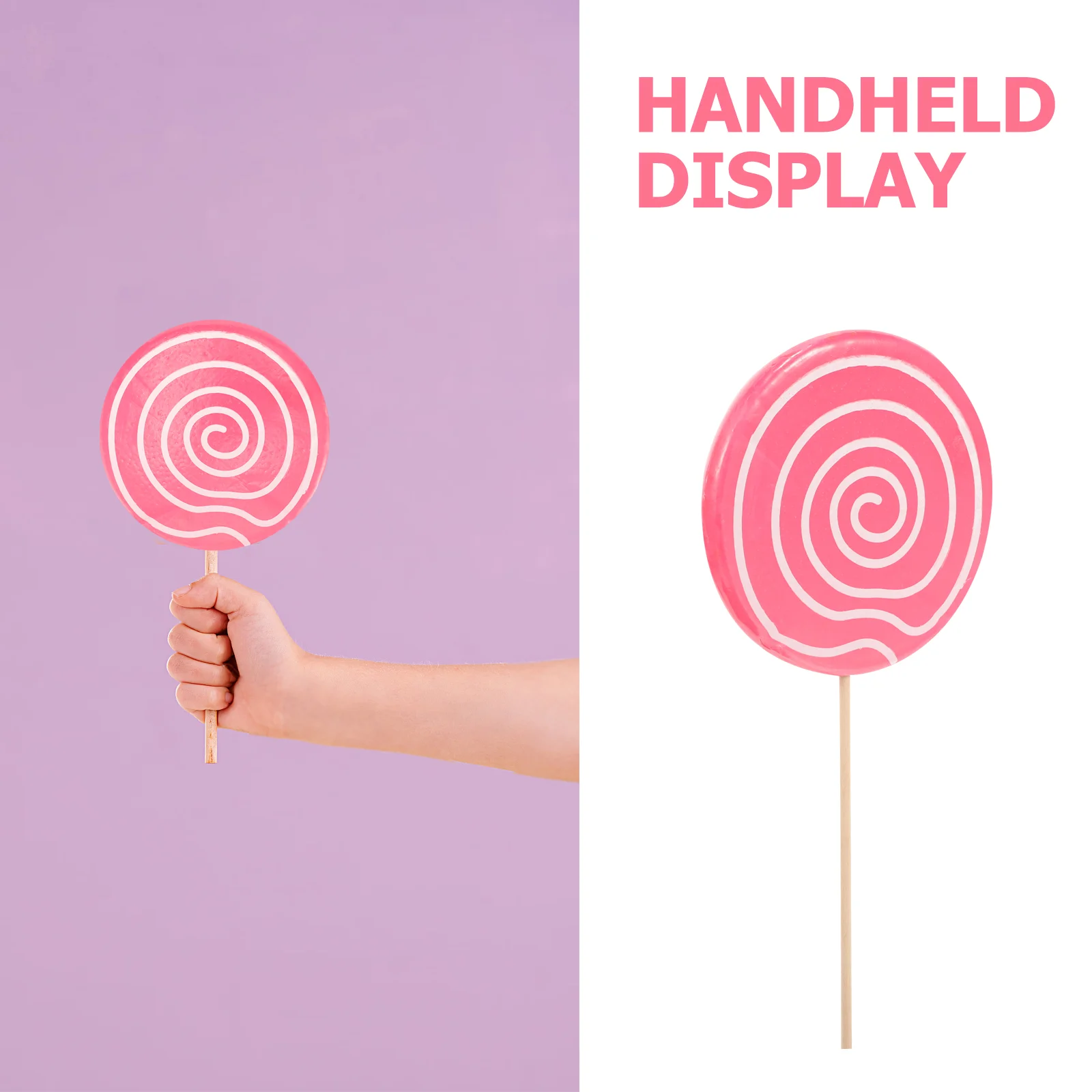 Lollipop Baby Outdoor Toys for Kids Cake Topper Bamboo Party Supplies Simulation Decoration