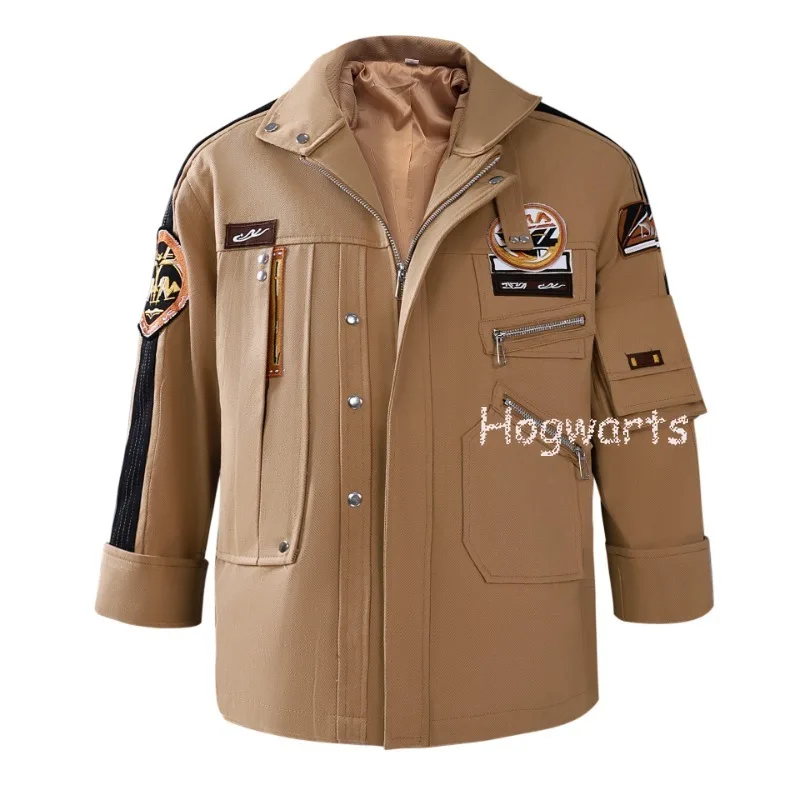 Love and Deepspace Caleb Costume Cosplay Giacca volante marrone Uniformi supersoniche Festa di Halloween Donna Uomo Carnevale Outfit