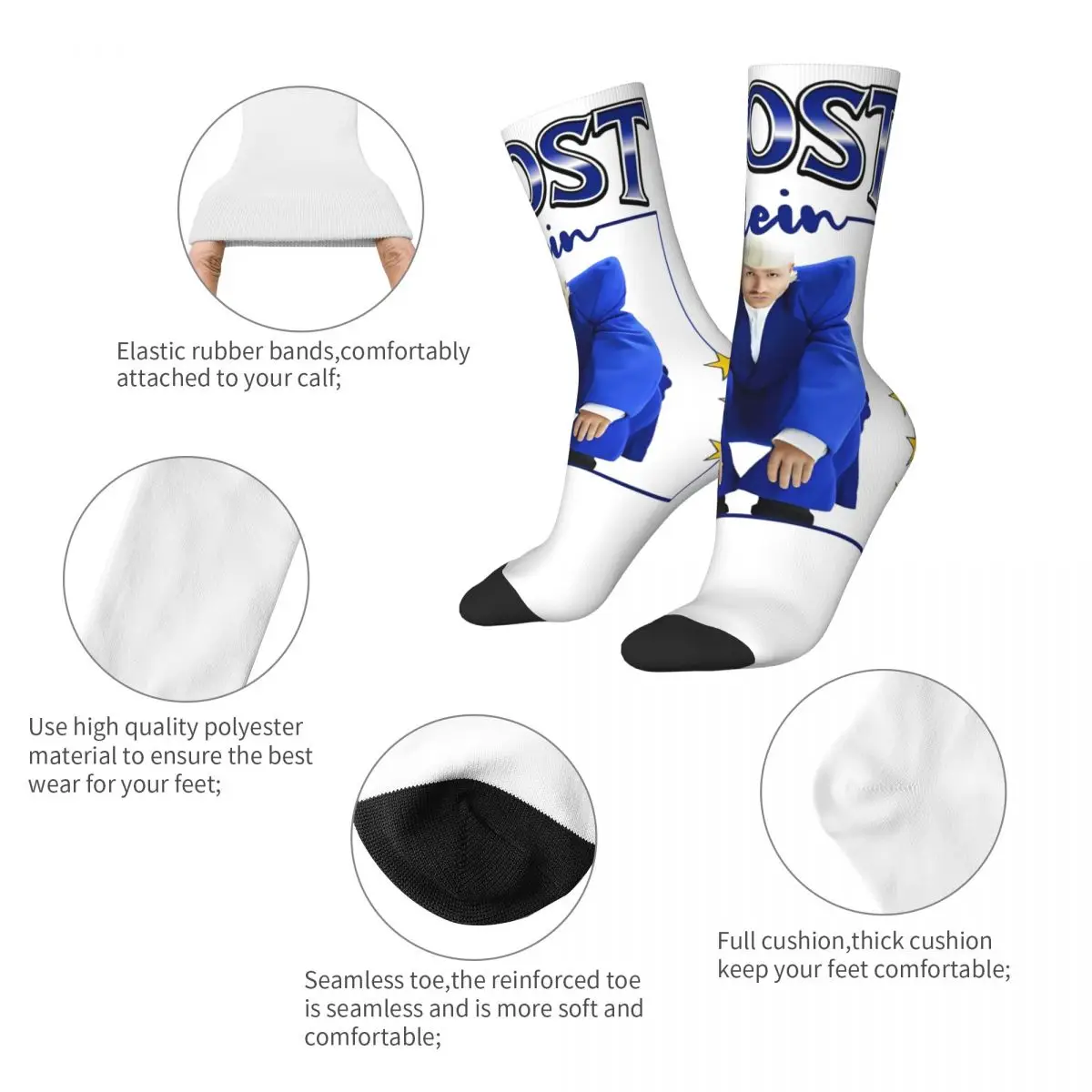 Unisex Eurovisions 2024 Joost Klein Europapa Socks Cute Casual Socks Novelty Accessories Middle Tube Socks Small Gifts