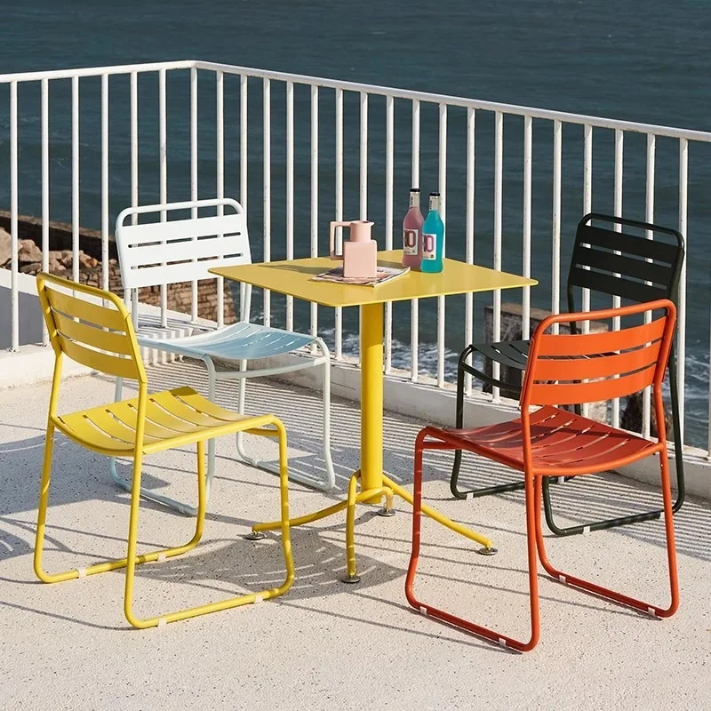 beach terrace leisure table B & B dining bar music bar open-air dining table and chairs one table and four chairs