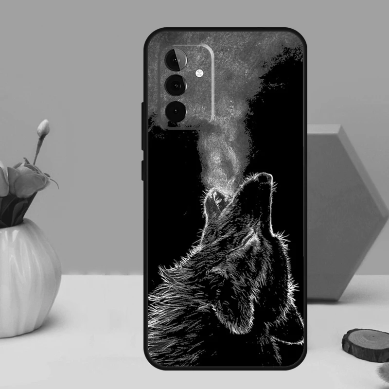 Animal Wolf Case For Samsung Galaxy A56 A36 A16 A26 A17 A57 A15 A35 A55 A53 A33 A13 A34 A54 A14 A32 A52