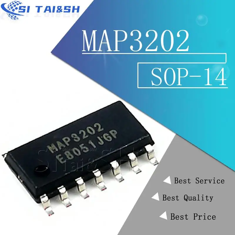 5 teile/los MA3221C MA6116A MAP3202 MAP3204T MAP3301 MA6116 MAP3204 SOP