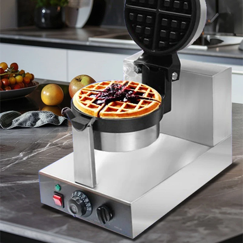 Gaufrier belge à Double rotation HF-8, fer à breloques Keto avec four à gaufres électrique antiadhésif