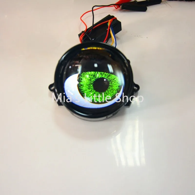 Dynamic LED Eagle Eye Headlight, 3Inch 12V Demon Eye Lens Light for Vehicle Modification