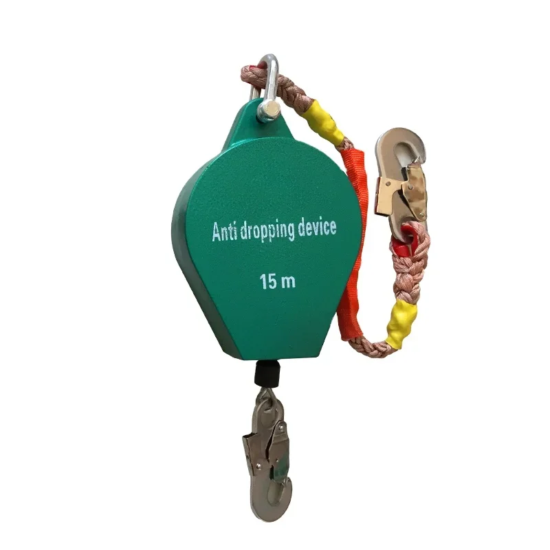 Anti-falling Device Wire rope retractable fall arrester for Construction Parachute Anti-falling Device