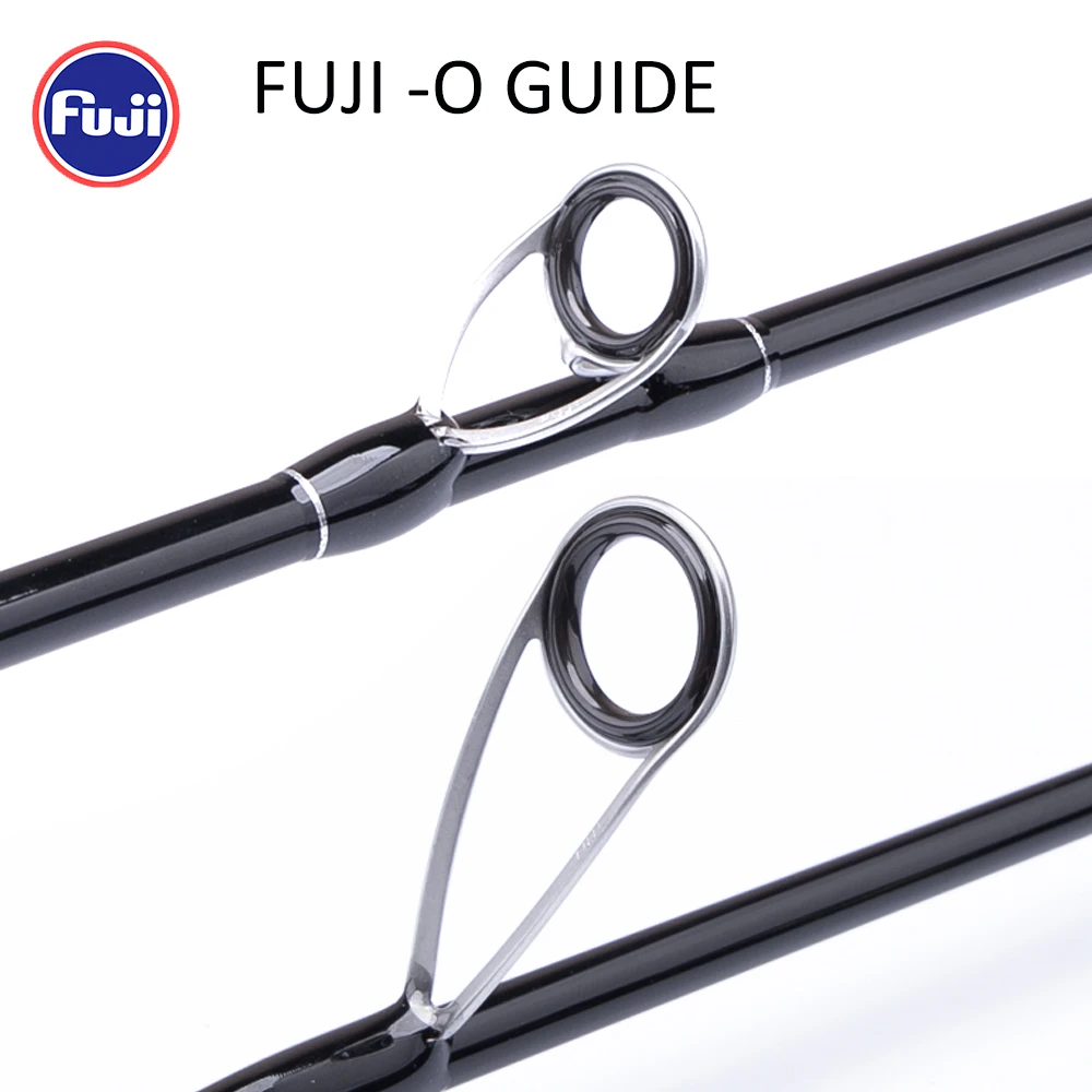 مراوح الصيد الكربون مقبض UL ML فوجي O دليل X عبر الكربون الشريط خفيفة متوسطة الضوء الغزل الصب الصيد رود
