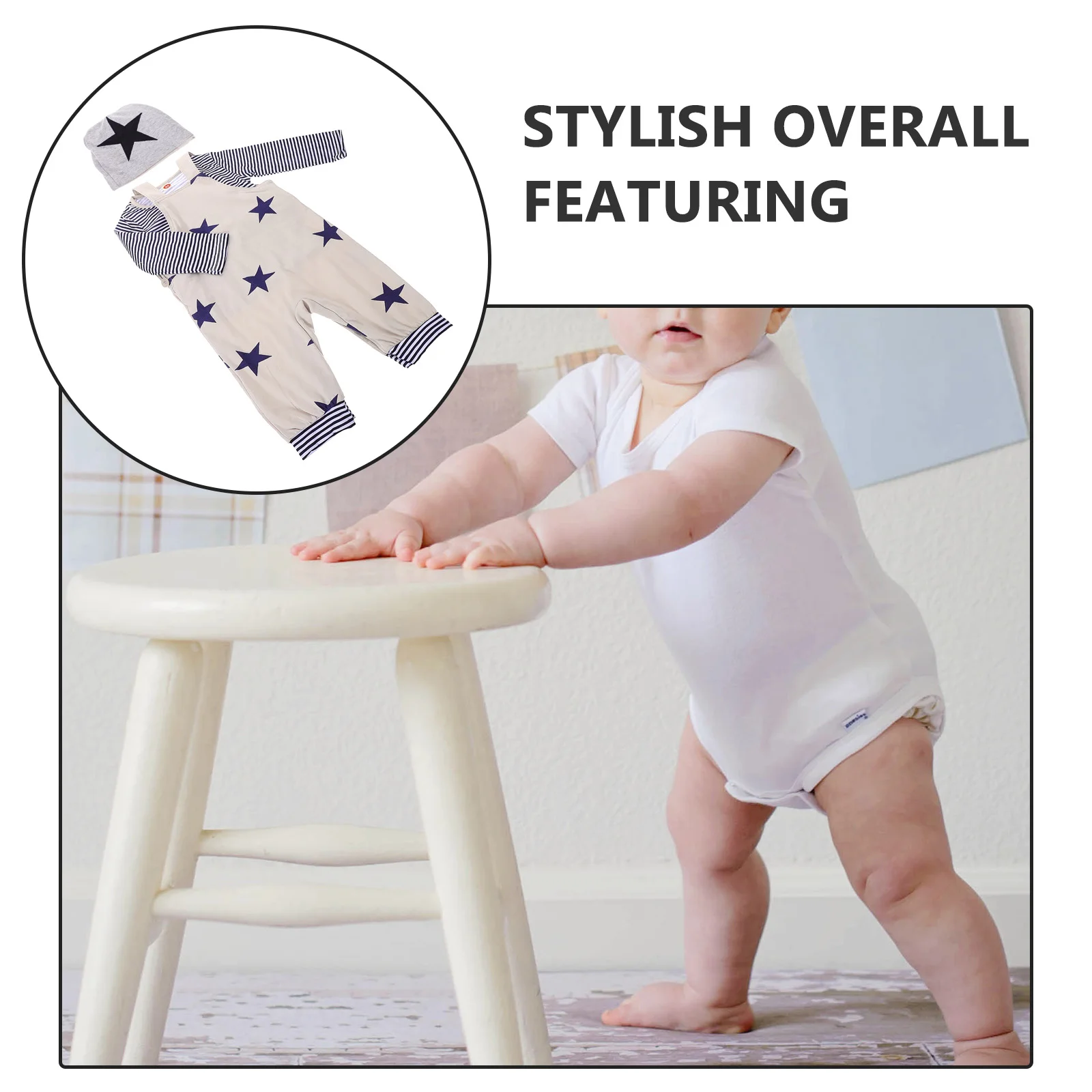 

1 set Stars Print Long Baby Boy T Shirt Pants T Shirt Hat Baby Boy Clothes Spring Autumn Fashion Toddler Outfit 90CM