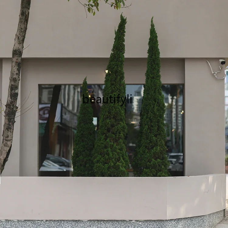 A45 Modern Minimalist Large Imitative Tree Designer Space Series Giant Christmas Tree Pine and Cypress Trees