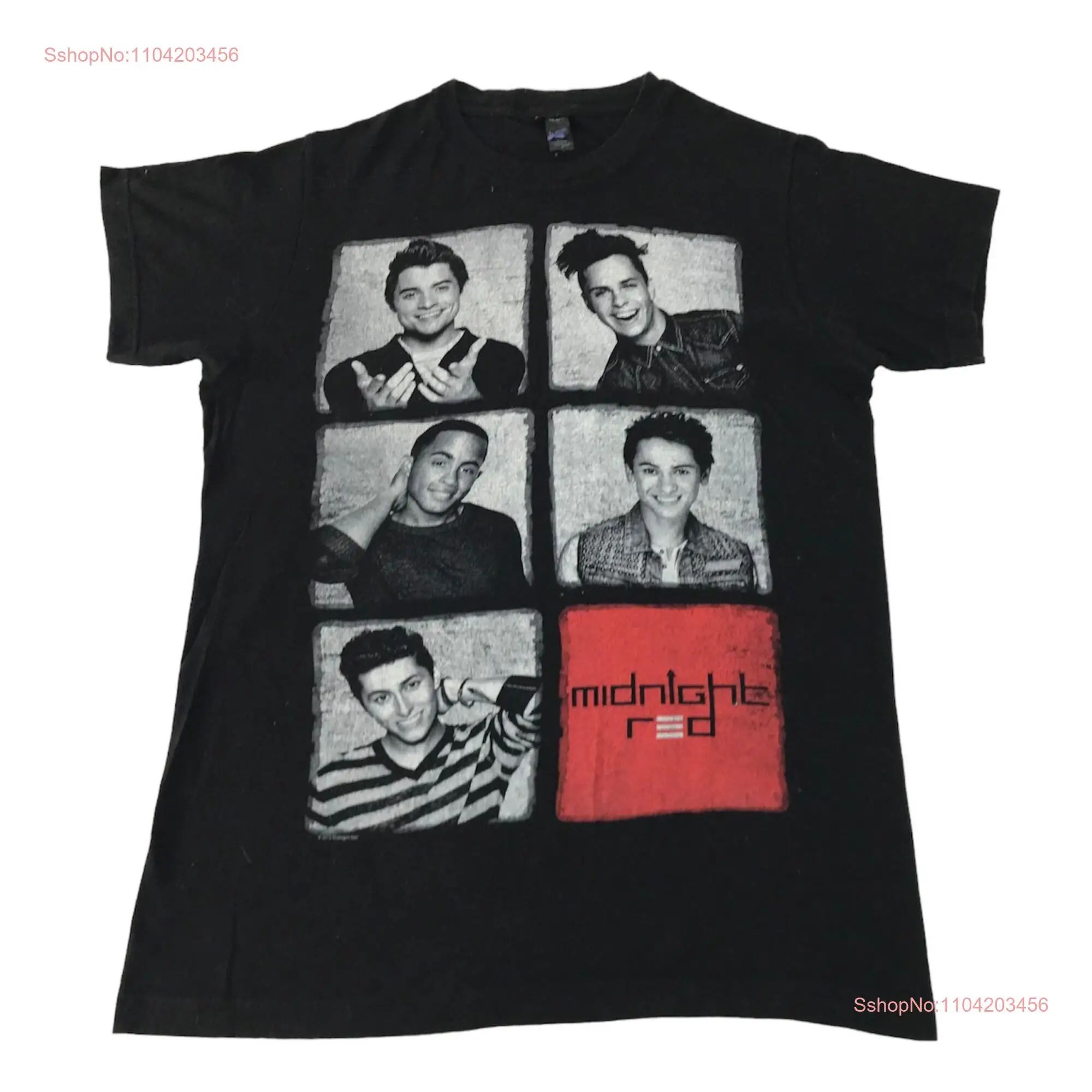 Vintage Style Midnight Red American Boy Band Tour T Shirt 2013 Inspired Designer Streetwear Fits Size S R213