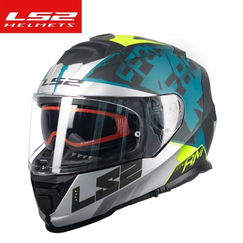 Kask motocyklowy LS2 FF800, kask integralny LS2 STORM, kask motocyklowy z systemem zapobiegającym parowaniu.