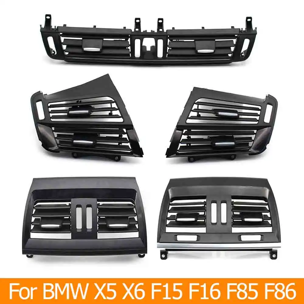 

Front Left Right Rear Air Conditioner AC Vent Grille Cover Panel For BMW X5 X6 F15 F16 F85 F86 64229270516 64229270517